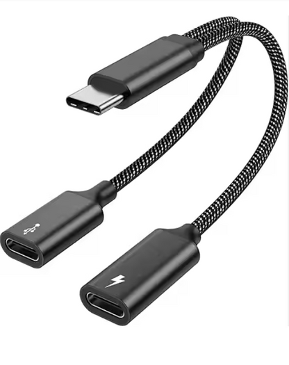 Dual Double USB C Port Cable